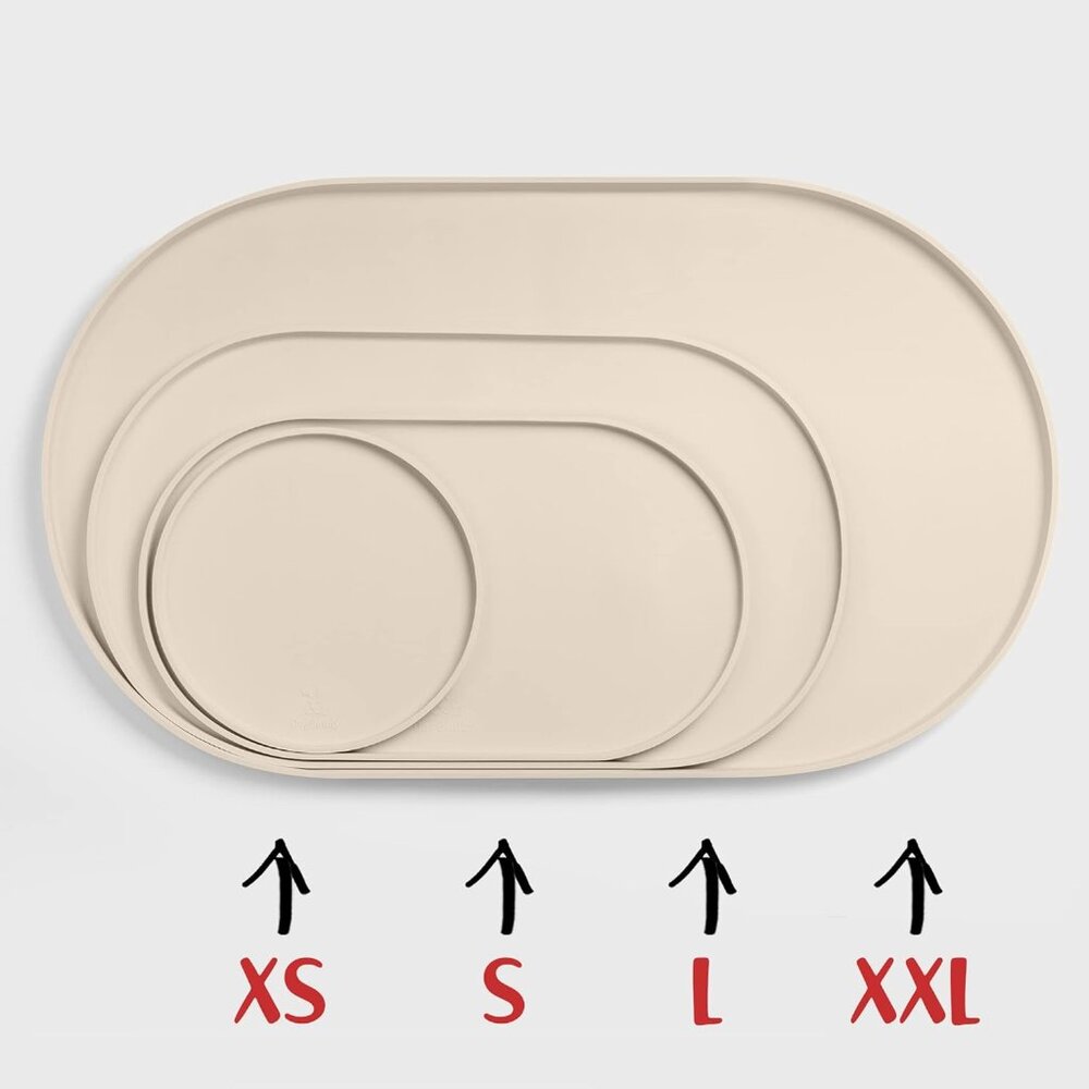 Dog Food Mat - Waterproof Dog Bowl Mat, Silicone Pet Mat for Food and Water Bowl - Picture 3 of 9